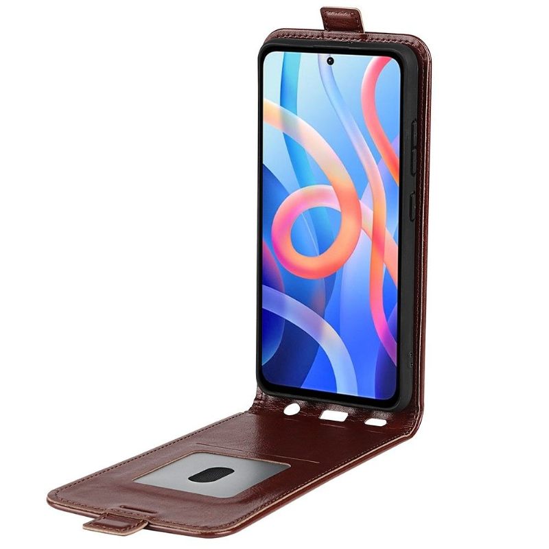 Κάλυμμα Poco M4 Pro 5G Θήκη Flip Faux Leather Vertical