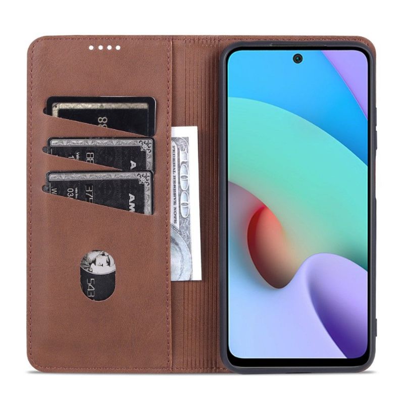δερματινη θηκη Xiaomi Redmi 10 πορτοφολι Azns Faux Leather