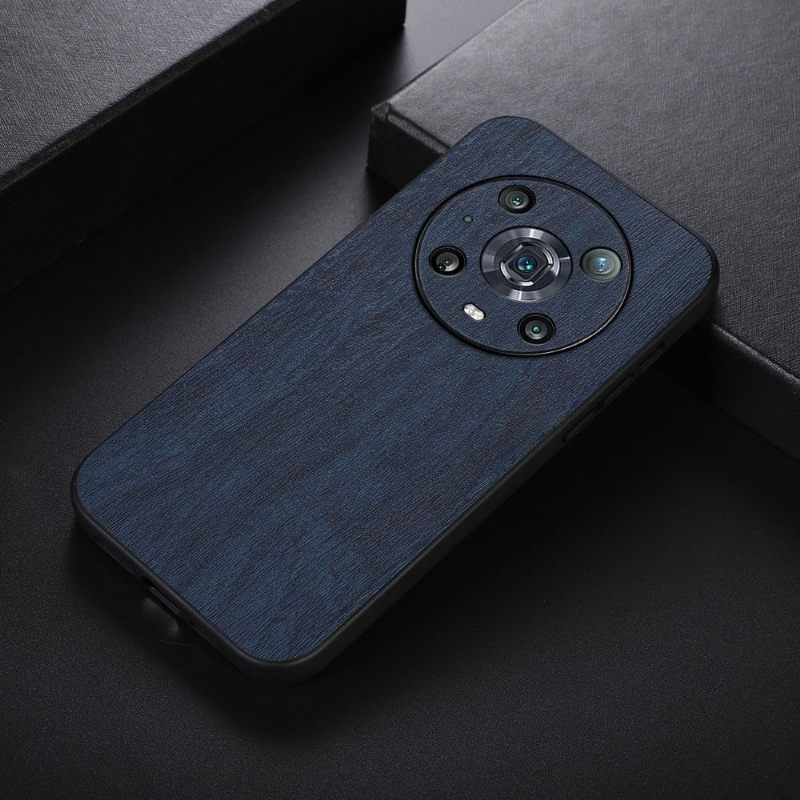 Θήκη Honor Magic 4 Pro Δερμάτινο Εφέ Wood Style