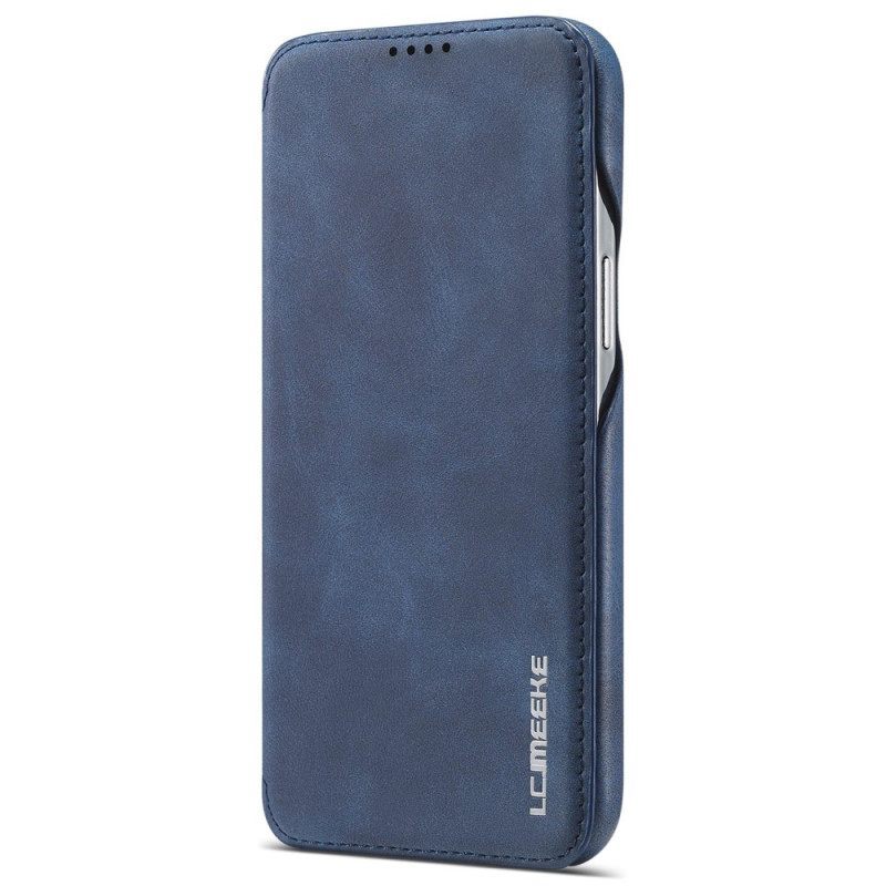 θηκη κινητου iPhone 14 Θήκη Flip Lc.imeeke Δερμάτινο Εφέ