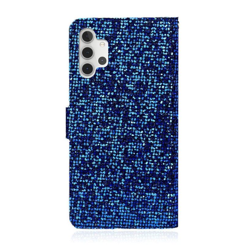 δερματινη θηκη Samsung Galaxy A32 5G Θήκη Κάρτας Glitter