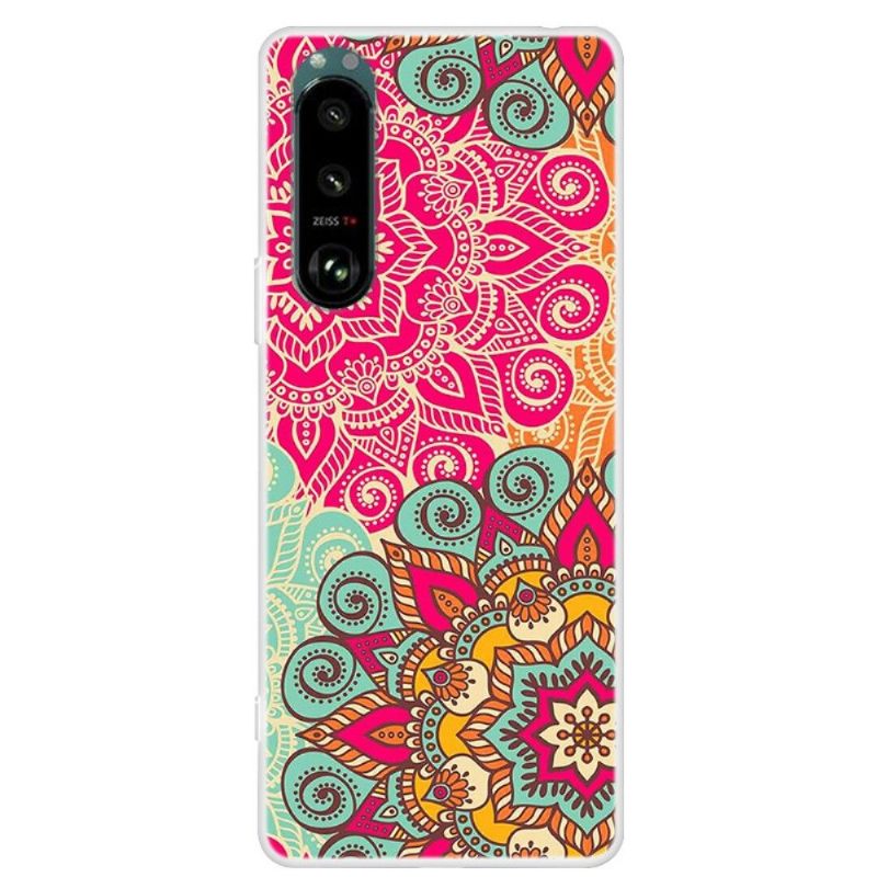 θηκη κινητου Sony Xperia 5 III Ρετρό Μάνταλα
