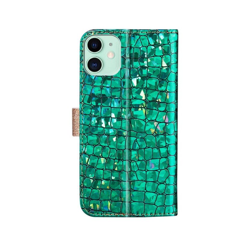 Κάλυμμα iPhone 12 / 12 Pro Luxury Croc Εφέ