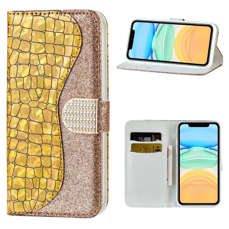 Κάλυμμα iPhone 12 / 12 Pro Luxury Croc Εφέ