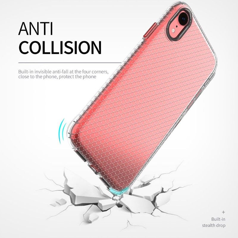 Θήκη iPhone XR Κυψελοειδή Διάφανη