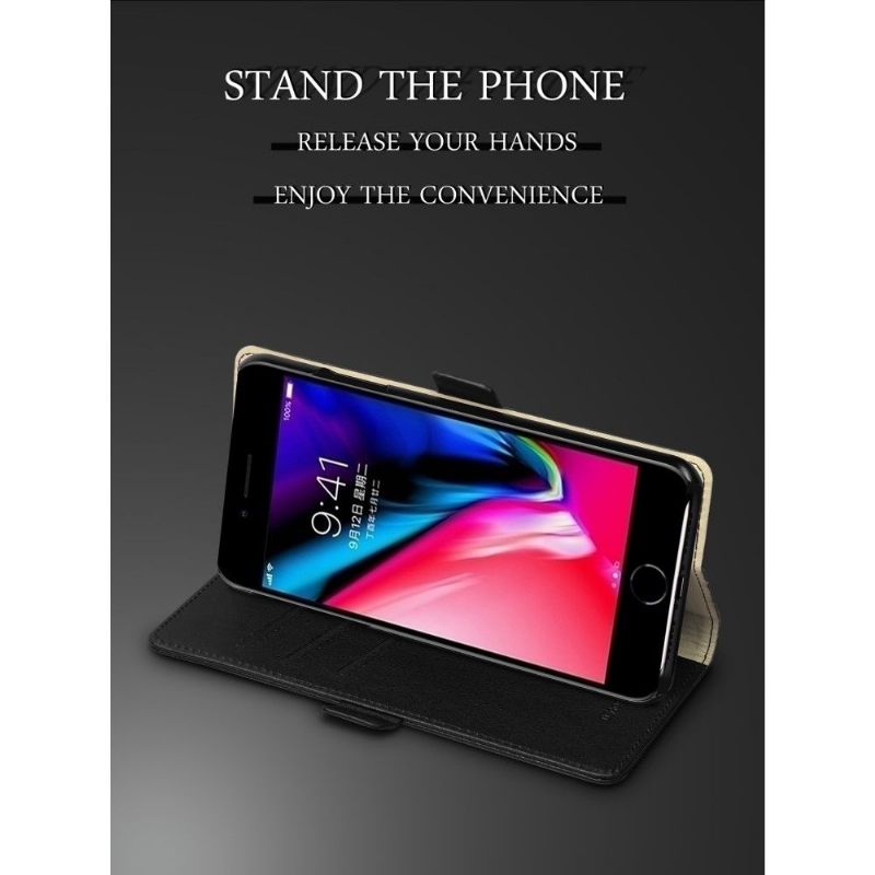 δερματινη θηκη iPhone 7 / 8 / SE (2020) Σειρά Milo Faux Δέρμα