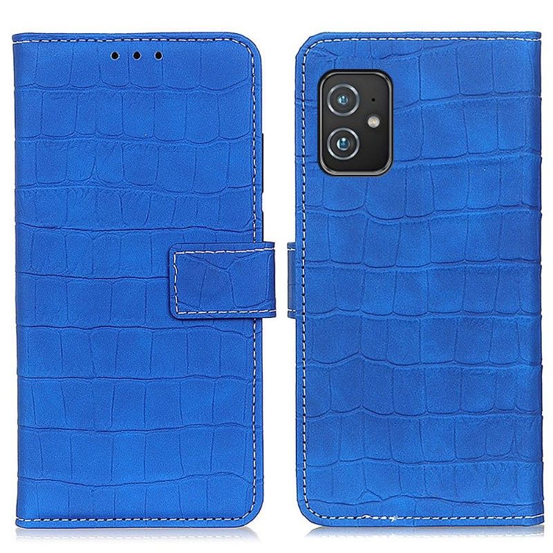 Κάλυμμα Asus Zenfone 8 Imitation Leather Croc Look