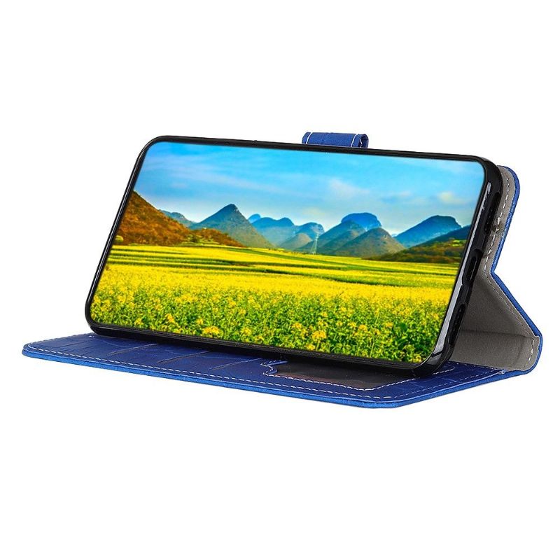 Κάλυμμα Asus Zenfone 8 Imitation Leather Croc Look