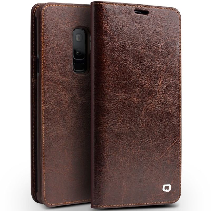 δερματινη θηκη Samsung Galaxy S9 Plus Θήκη Κάρτας Από Γνήσιο Δέρμα