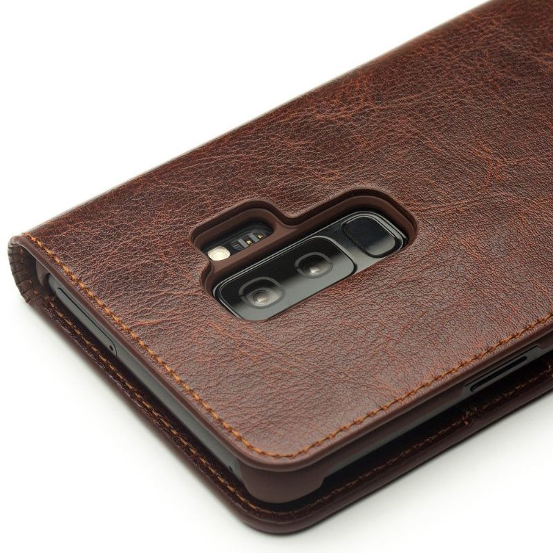 δερματινη θηκη Samsung Galaxy S9 Plus Θήκη Κάρτας Από Γνήσιο Δέρμα
