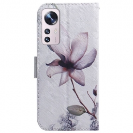 Θήκη Flip Xiaomi 12 Αγριολουλουδι
