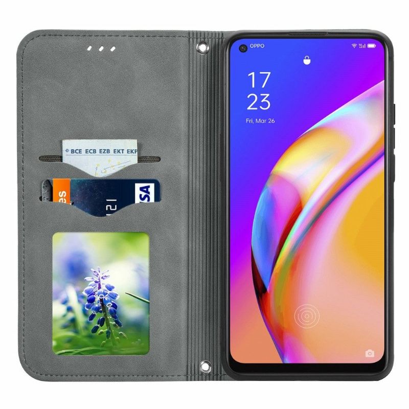 Θήκη Flip Oppo A94 5G Business Retro