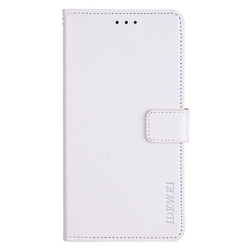 Κάλυμμα Motorola Edge 20 Pro Θήκη Flip Idewei Folio Leather Effect
