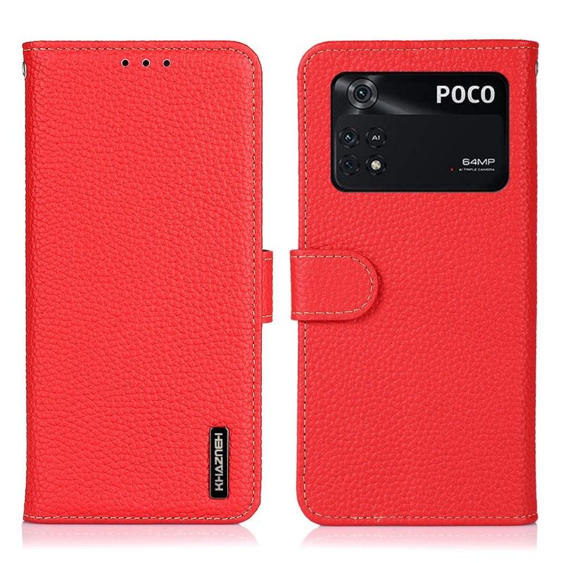 Κάλυμμα Poco M4 Pro 4G Khazneh Grained Leather