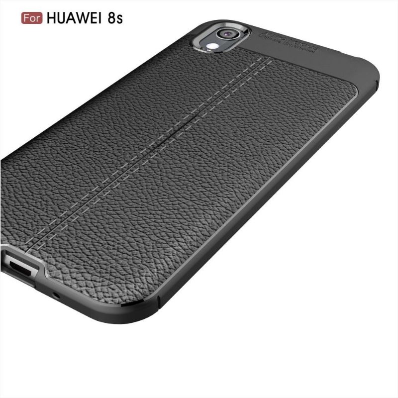 Θήκη Huawei Y5 2019 Ζελ Φινιρίσματος Από Ψεύτικο Δέρμα