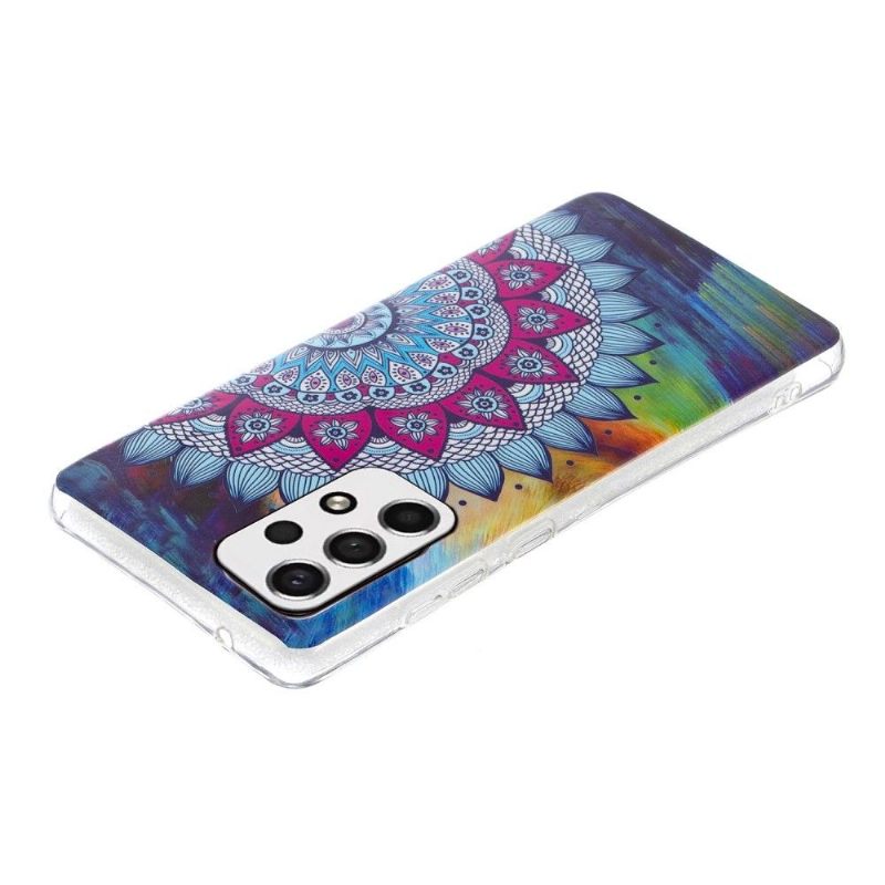 θηκη κινητου Samsung Galaxy A53 5G Φωτεινή Πολύχρωμη Μάνταλα