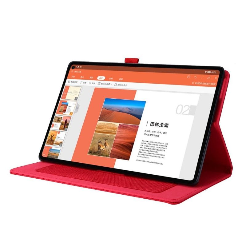 δερματινη θηκη Realme Pad Canvas Effect Oxford