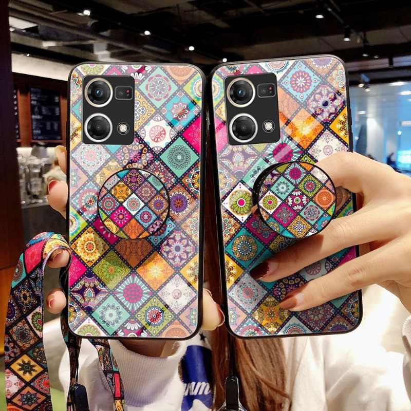 Θήκη Oppo Reno 7 Καλειδοσκόπιο Μάνταλα Με Βάση