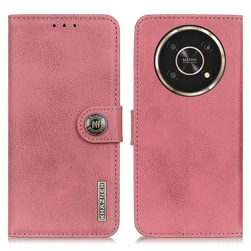 Κάλυμμα Honor Magic 4 Lite Khazneh Imitation Leather