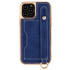 Θήκη iPhone 14 Pro Max Θήκη Κάρτας Με Ιμάντα Στήριξης Vietao