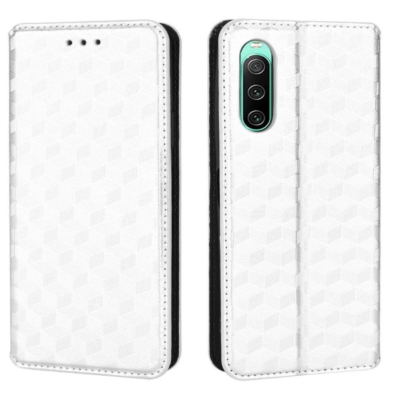δερματινη θηκη Sony Xperia 10 IV Θήκη Flip Σχεδιαστική Γεωμετρία