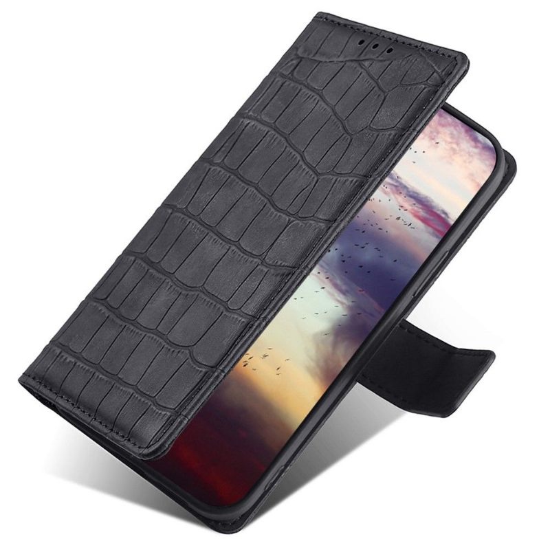 Κάλυμμα Sony Xperia 10 IV Ana Imitation Leather Croco Skin Effect