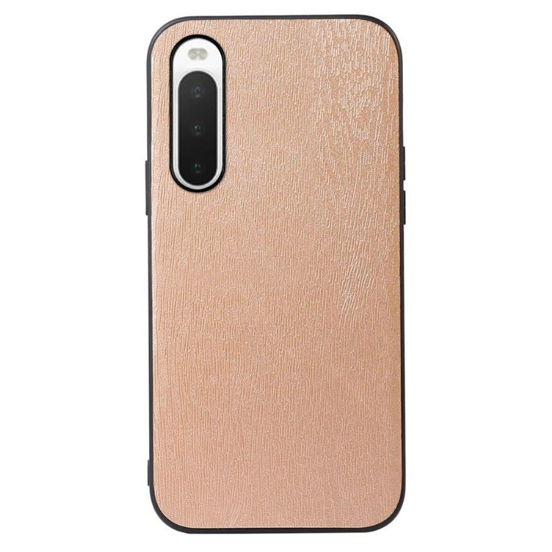 Θήκη Sony Xperia 10 IV Δερμάτινο Εφέ Wood Style