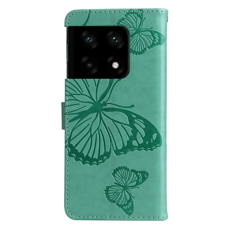 δερματινη θηκη OnePlus 10 Pro Υποστήριξη Λειτουργίας Butterflies