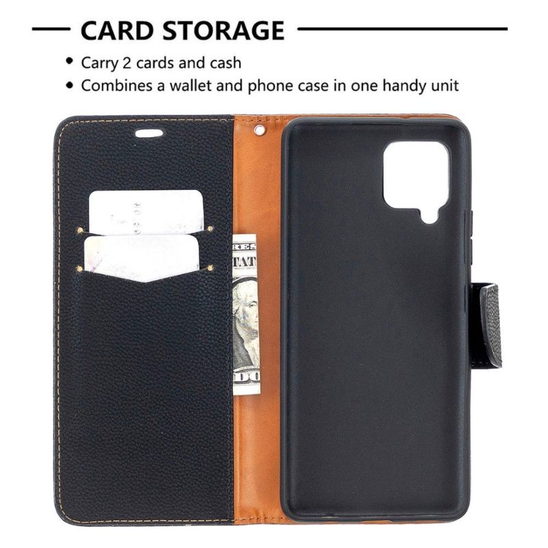 θηκη πορτοφολι Samsung Galaxy A42 5G Θήκη Flip Grained Leather Effect