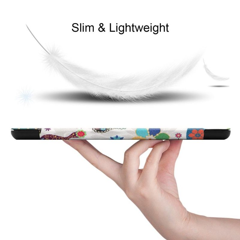 iPad Mini 2019 - Έξυπνη Θήκη Πεταλούδων Και Λουλουδιών