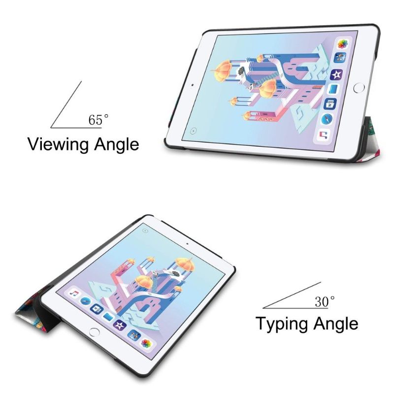 iPad Mini 2019 - Έξυπνη Θήκη Πεταλούδων Και Λουλουδιών