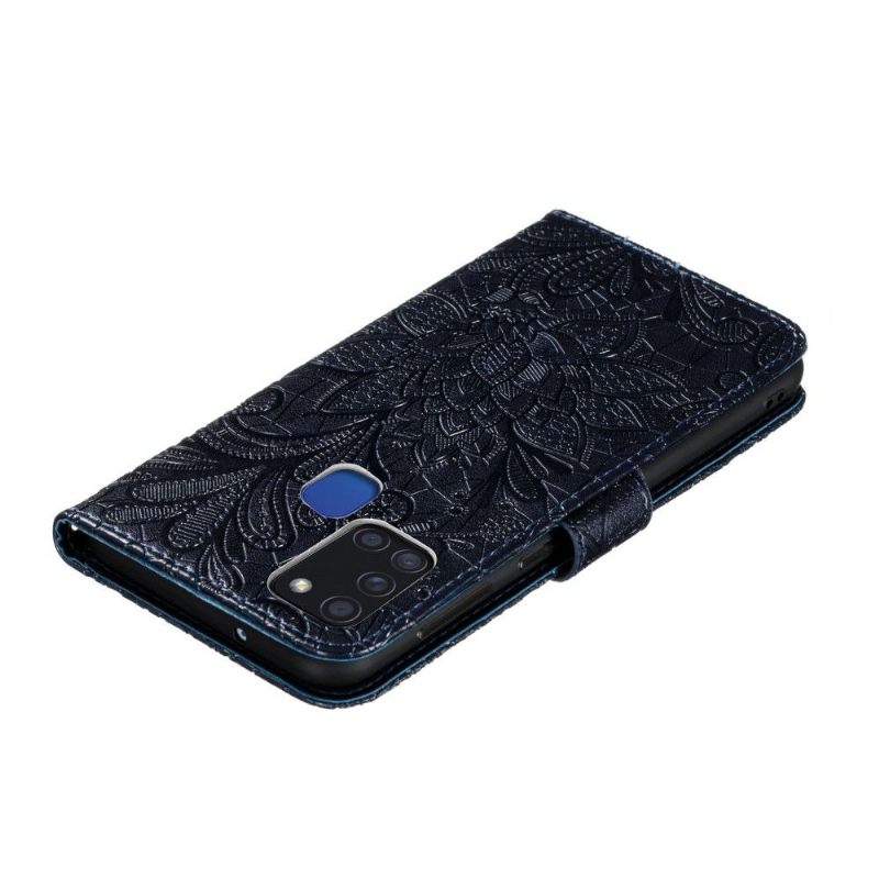 Κάλυμμα Samsung Galaxy A21s Flower Lace Chic