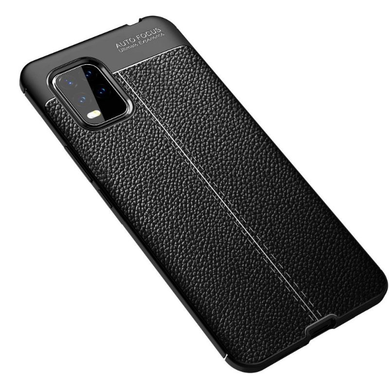 Θήκη Xiaomi Mi 10 Lite Ζελ Φινιρίσματος Από Ψεύτικο Δέρμα