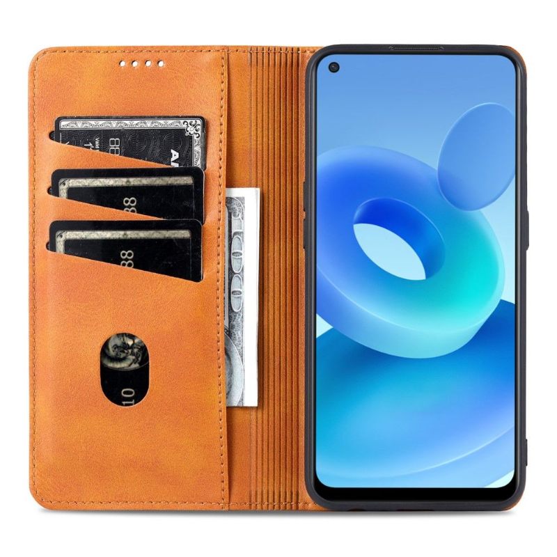 δερματινη θηκη Oppo A74 4G πορτοφολι Azns Faux Leather
