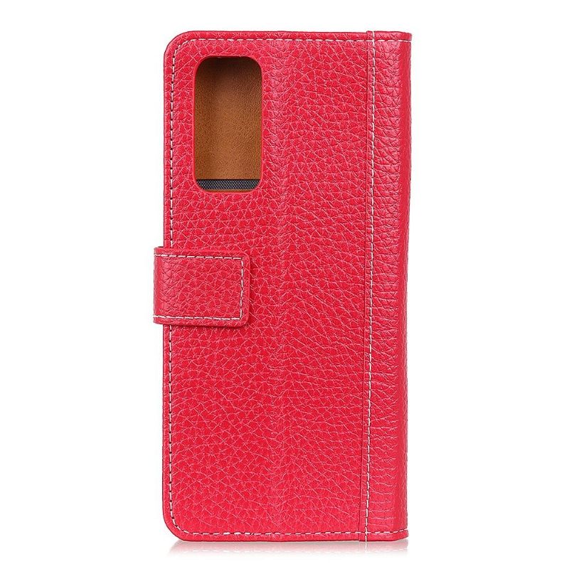 Κάλυμμα Xiaomi Mi 10T / 10T Pro Ραφή Με Εφέ Δέρματος Με Κόκκους