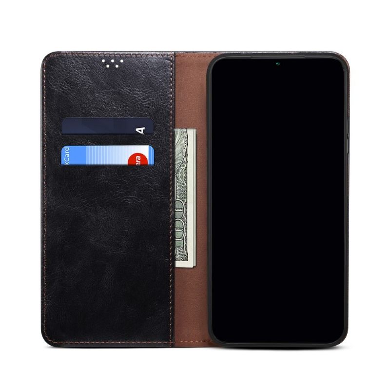 Θήκη Flip Samsung Galaxy M32 Ernestine Εκτεθειμένες Ραφές