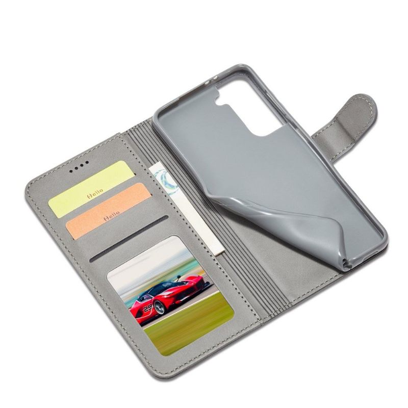 θηκη πορτοφολι Samsung Galaxy S21 Plus 5G Lc.imeeke Leather Effect