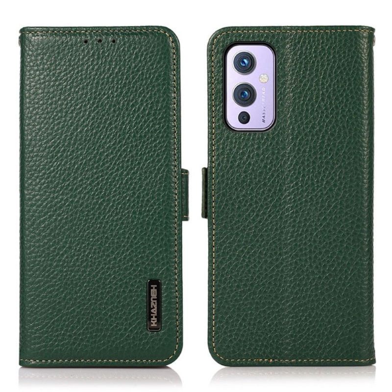 Κάλυμμα OnePlus 9 Khazneh Grained Leather
