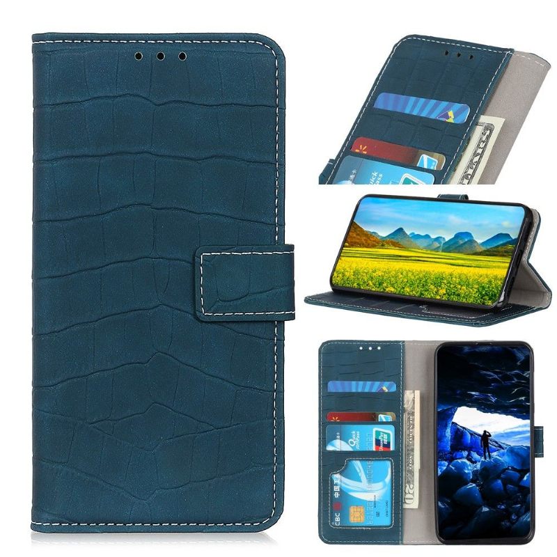 Κάλυμμα OnePlus 8 Croc Effect Faux Leather