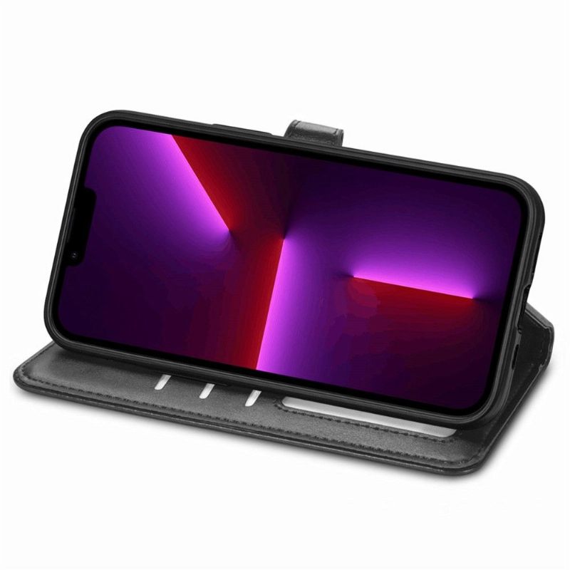 Κάλυμμα iPhone 13 Pro Δερμάτινη Κάρτα Indila Faux