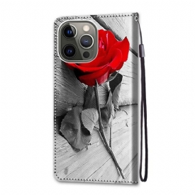Κάλυμμα iPhone 13 Pro Κόκκινο Τριαντάφυλλο