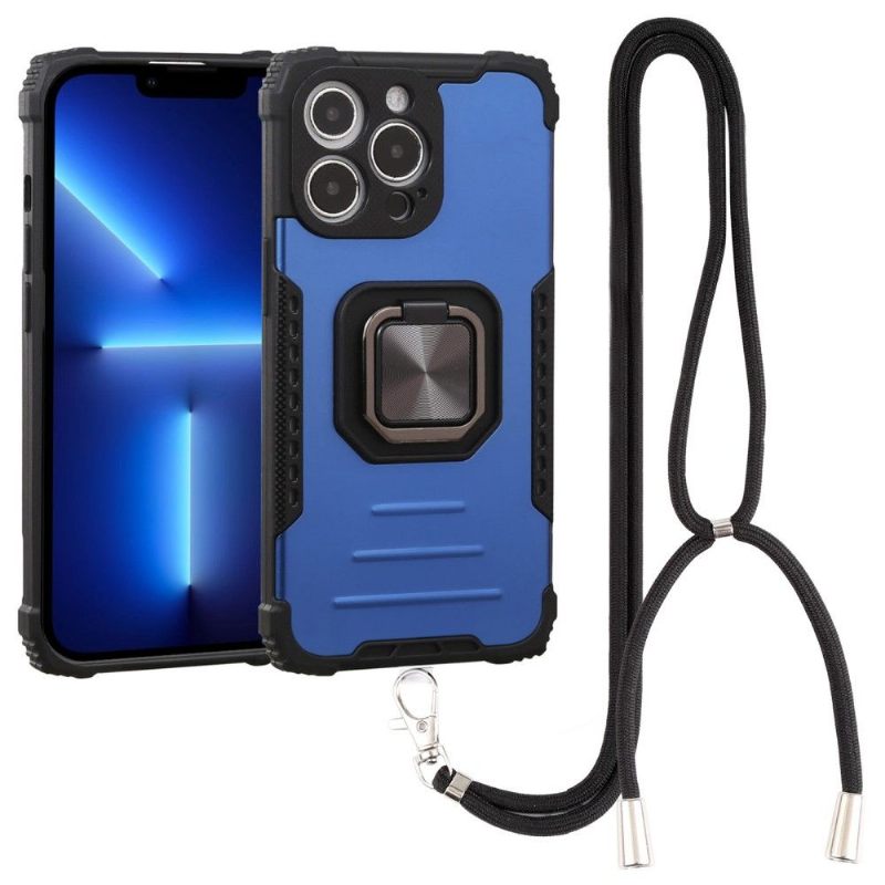Θήκη iPhone 13 Pro με κορδονι Και Περιστροφικό Δαχτυλίδι