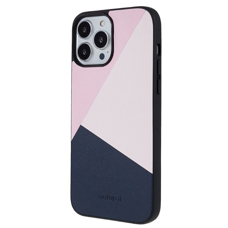 Θήκη iPhone 13 Pro Tricolor Faux Leather