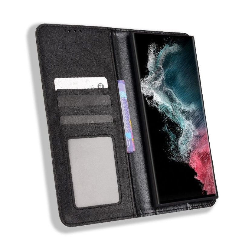 δερματινη θηκη Samsung Galaxy S22 Ultra 5G Cirénius Style Leather