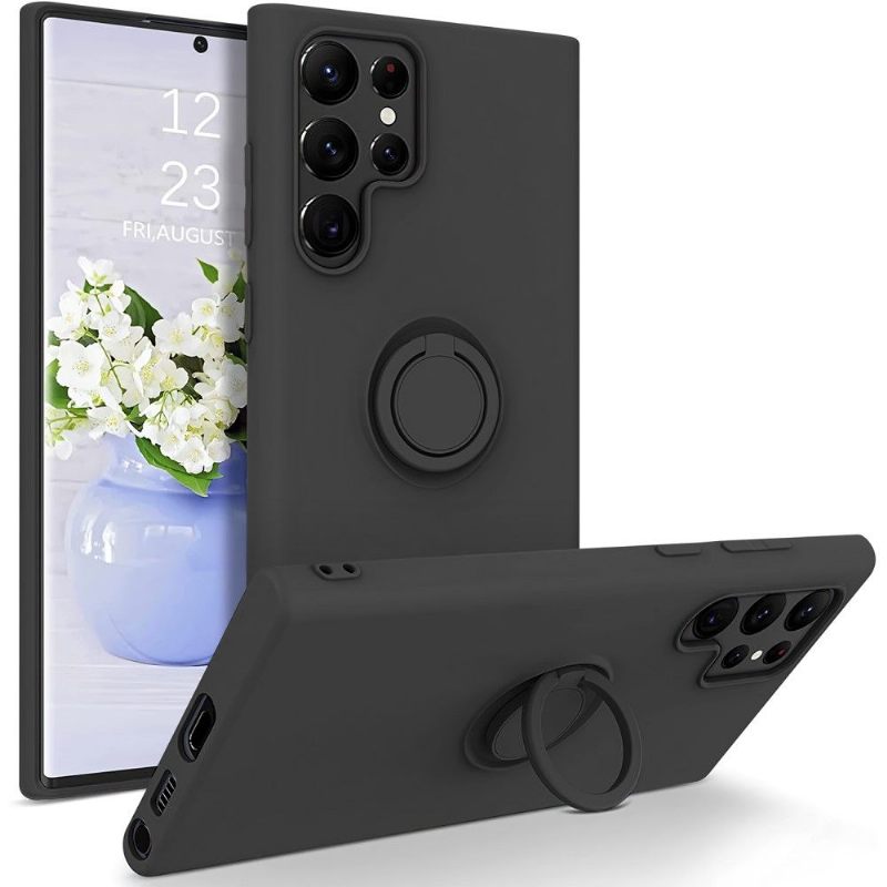 θηκη κινητου Samsung Galaxy S22 Ultra 5G Δαχτυλίδι Υγρής Σιλικόνης