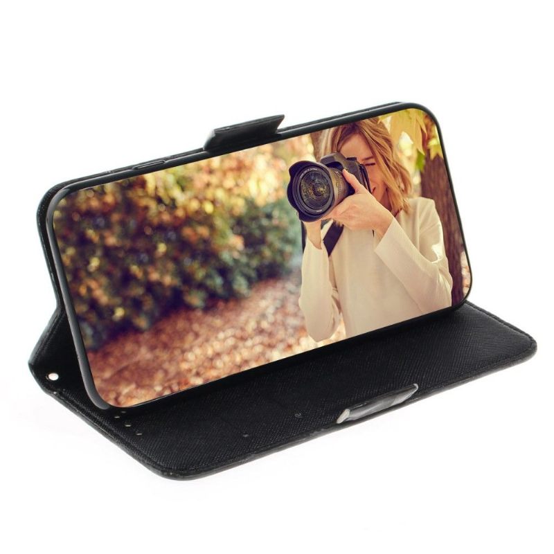 Θήκη Flip Huawei P40 Lite 5G Πολύχρωμη Μάνταλα