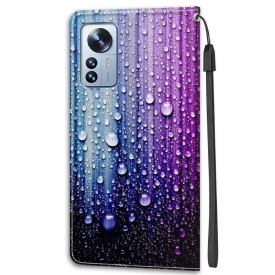 Κάλυμμα Xiaomi 12 Pro Σταγόνες Νερού
