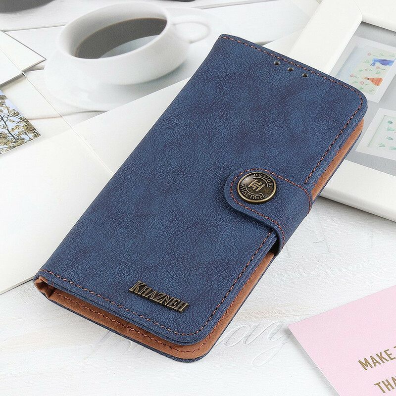 Κάλυμμα Asus Zenfone 7 / 7 Pro Απομίμηση Δέρματος Khazneh