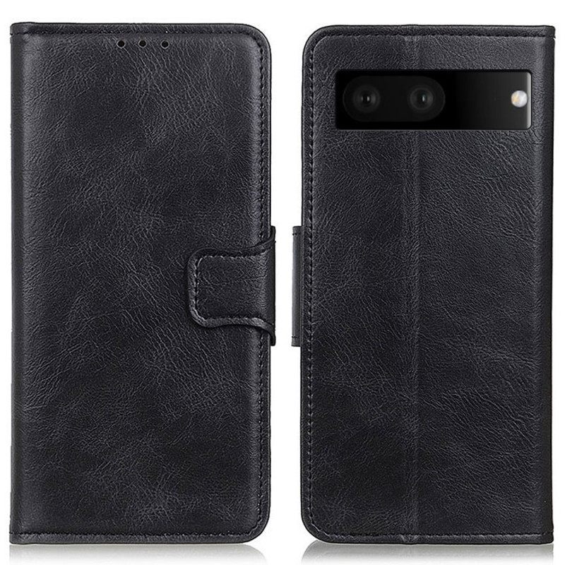 Θήκη Flip Google Pixel 7 Δερμάτινο Κούμπωμα Τύπου Reversible