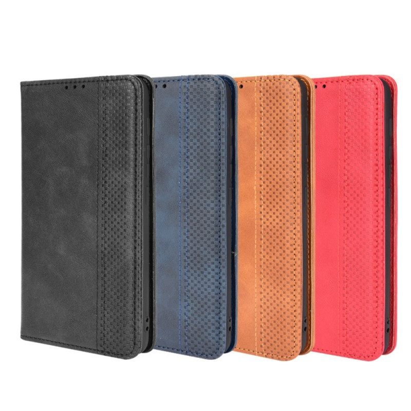 θηκη κινητου Moto E40 / E30 / E20 Θήκη Flip Στυλιζαρισμένο Vintage Δερμάτινο Εφέ